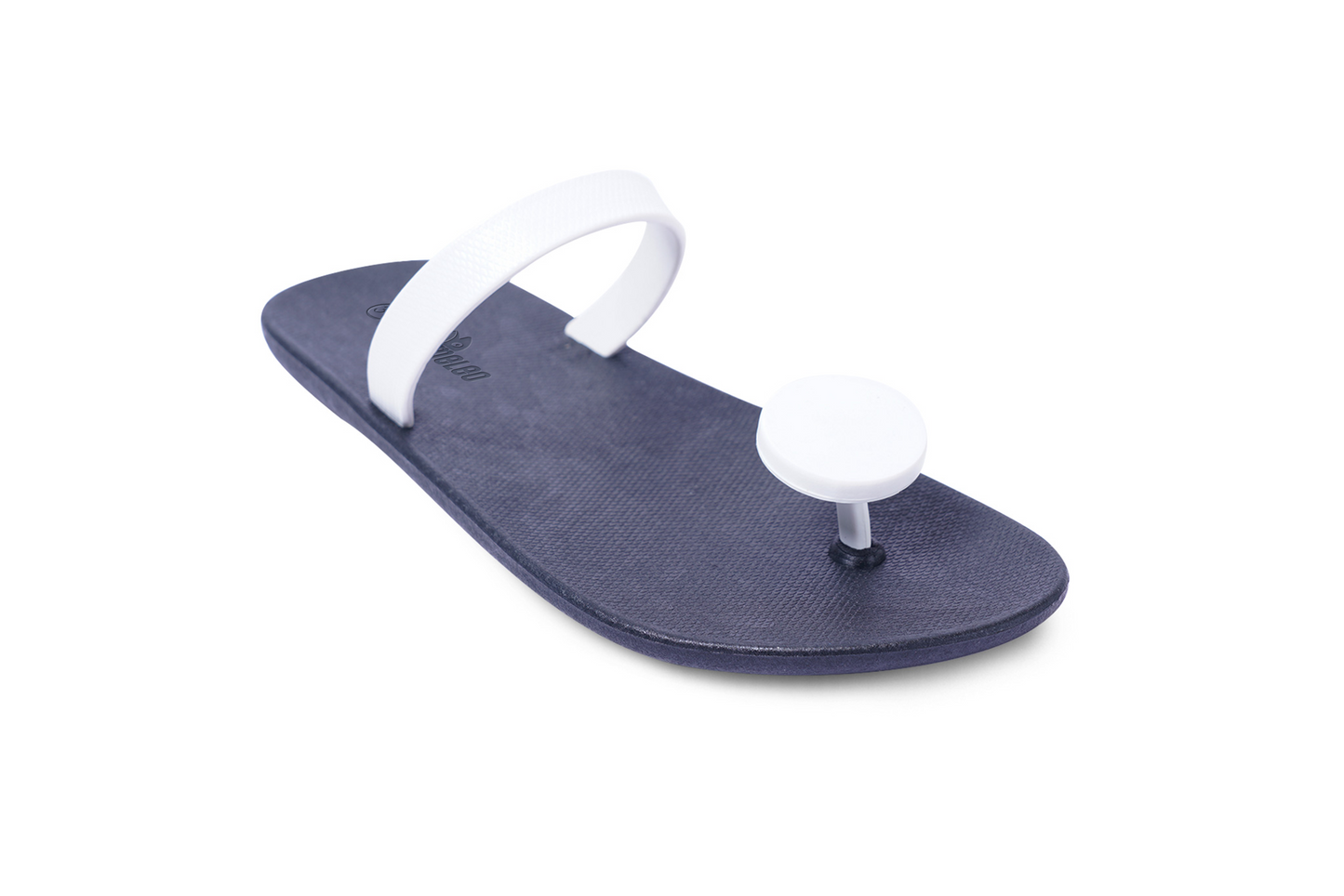 Sweety Dot Black Sole White Strap