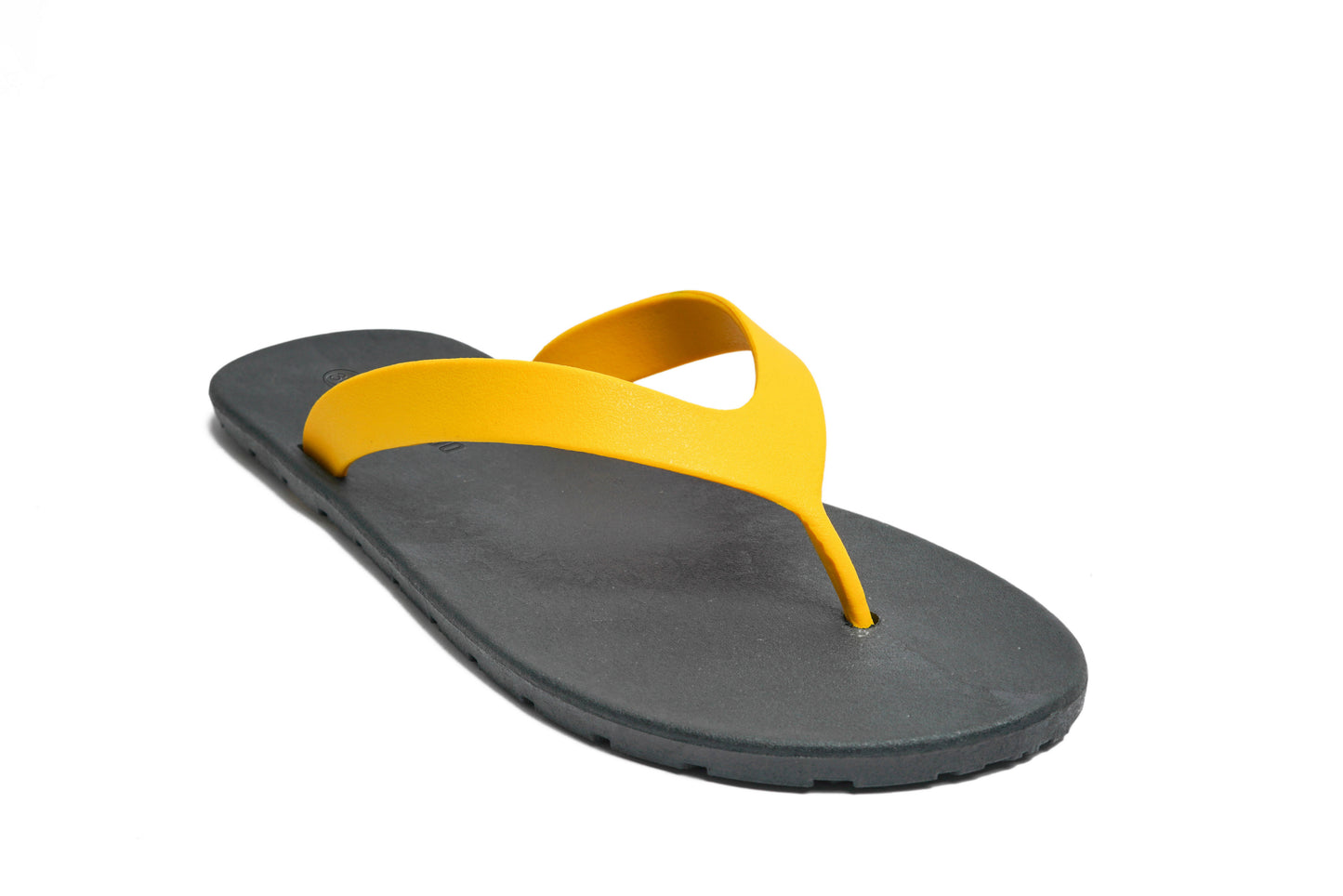 Flippy Black Sole Yellow Strap
