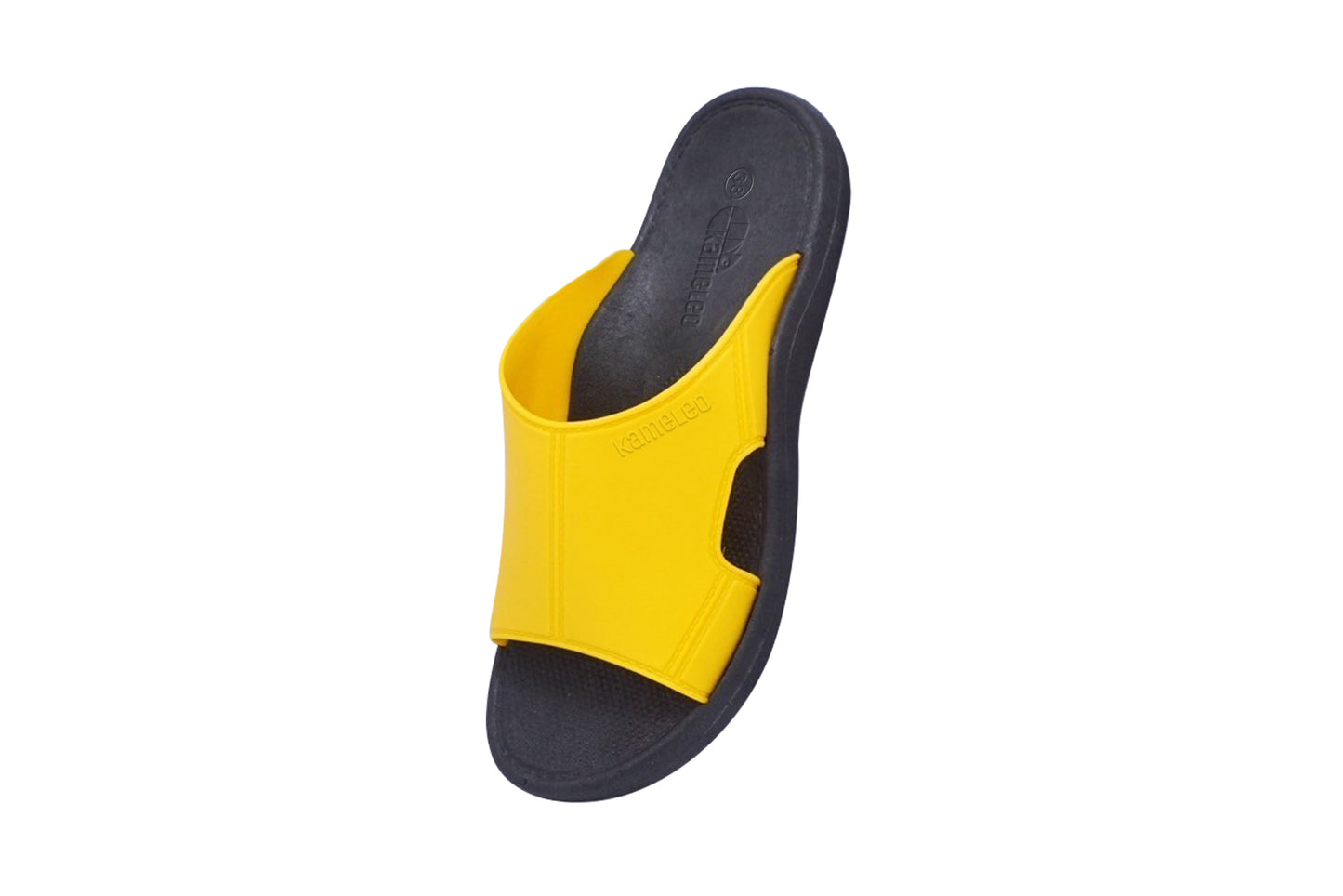 Jangy Black Sole Yellow Strap
