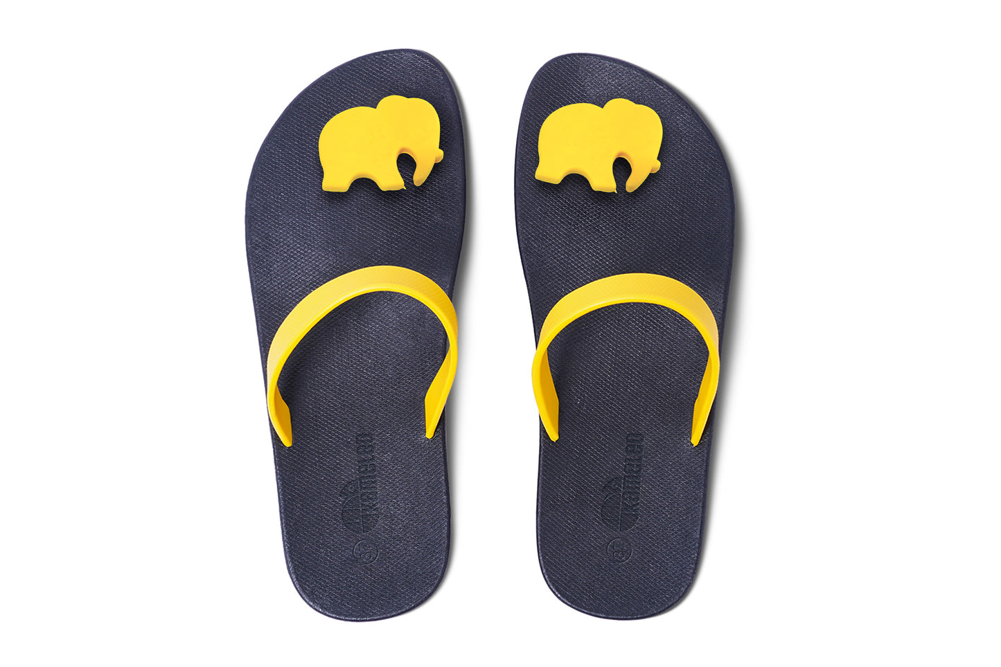 Poppi Ellie Black Sole Yellow Strap