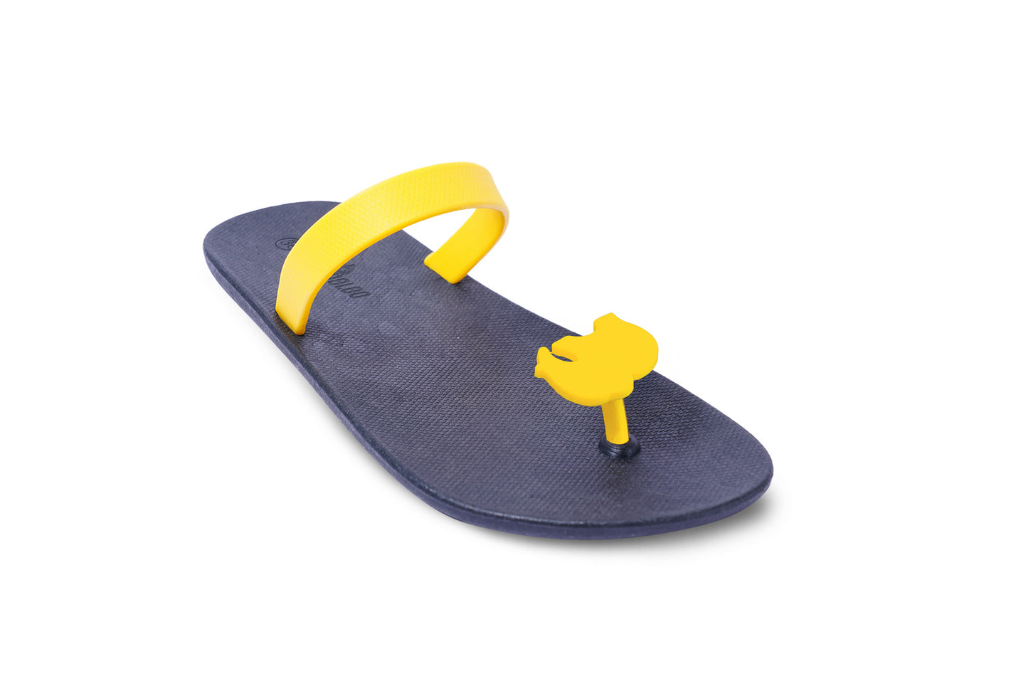Poppi Ellie Black Sole Yellow Strap