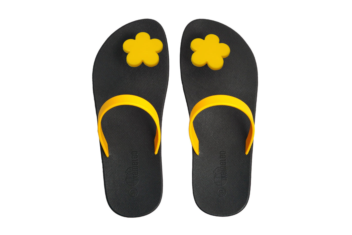 Poppi Flora Black Sole Yellow Strap
