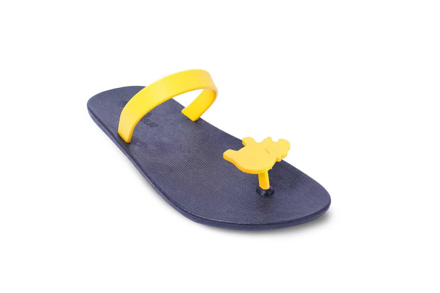 Poppi Hippo Black Sole Yellow Strap