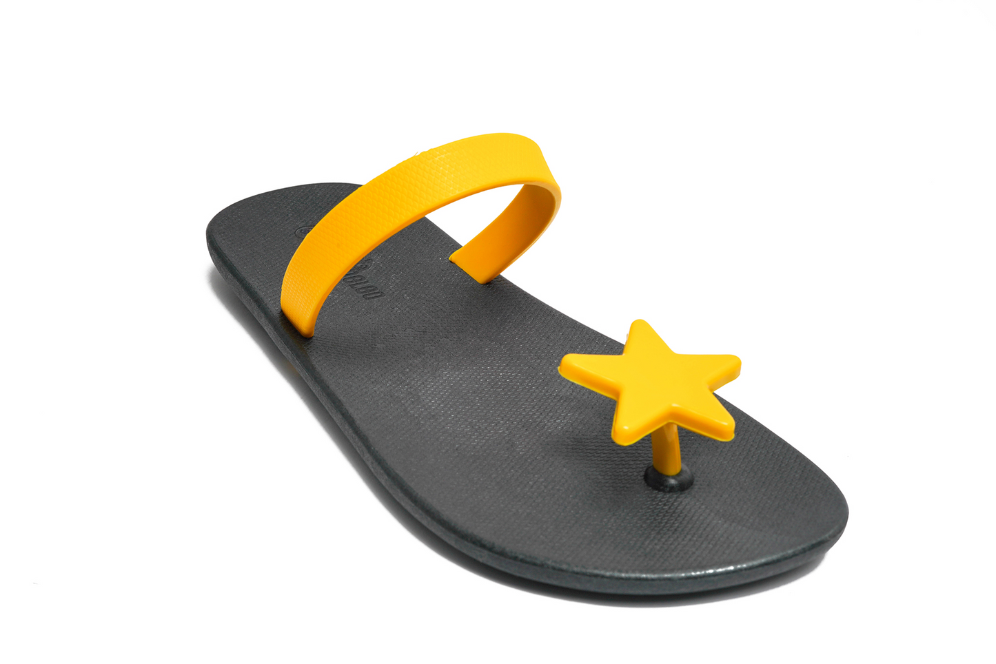 Poppi Star Black Sole Yellow Strap
