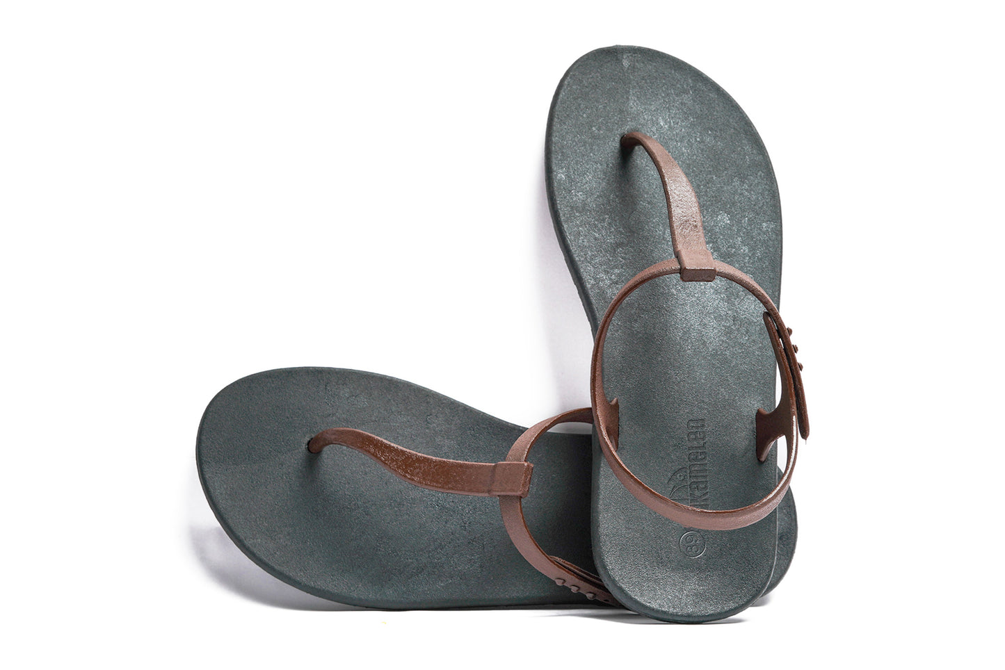 Saily Black Sole Brown Strap