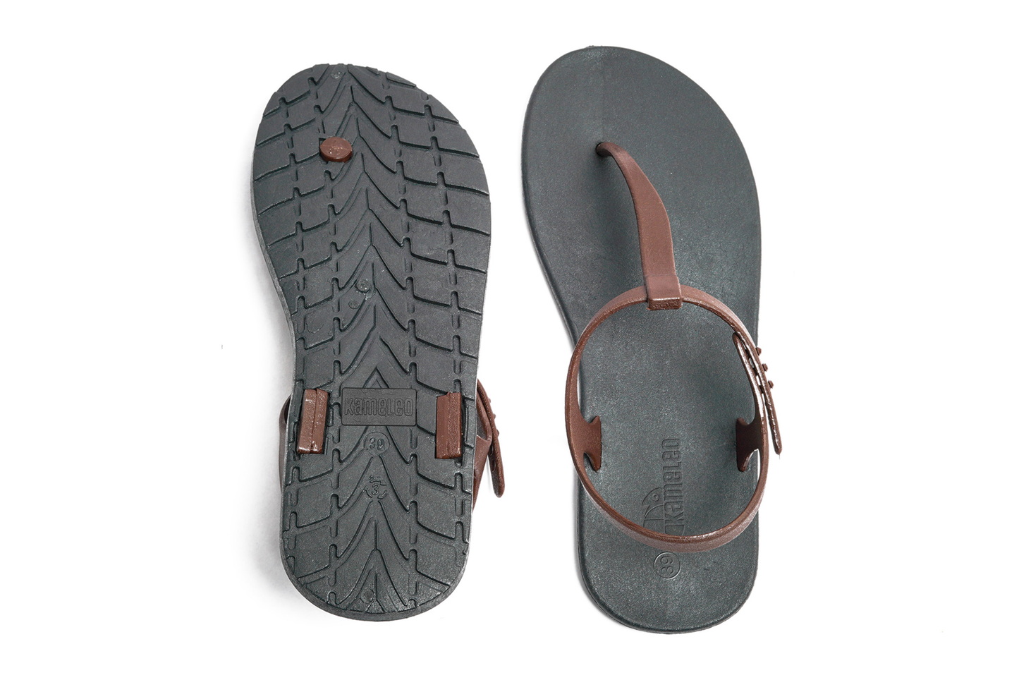 Saily Black Sole Brown Strap