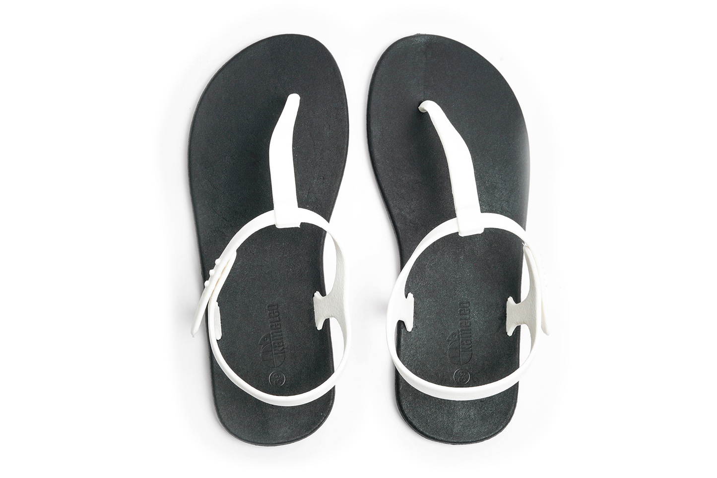 Saily Black Sole White Strap