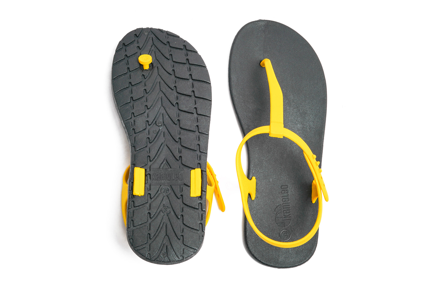 Saily Black Sole Yellow Strap