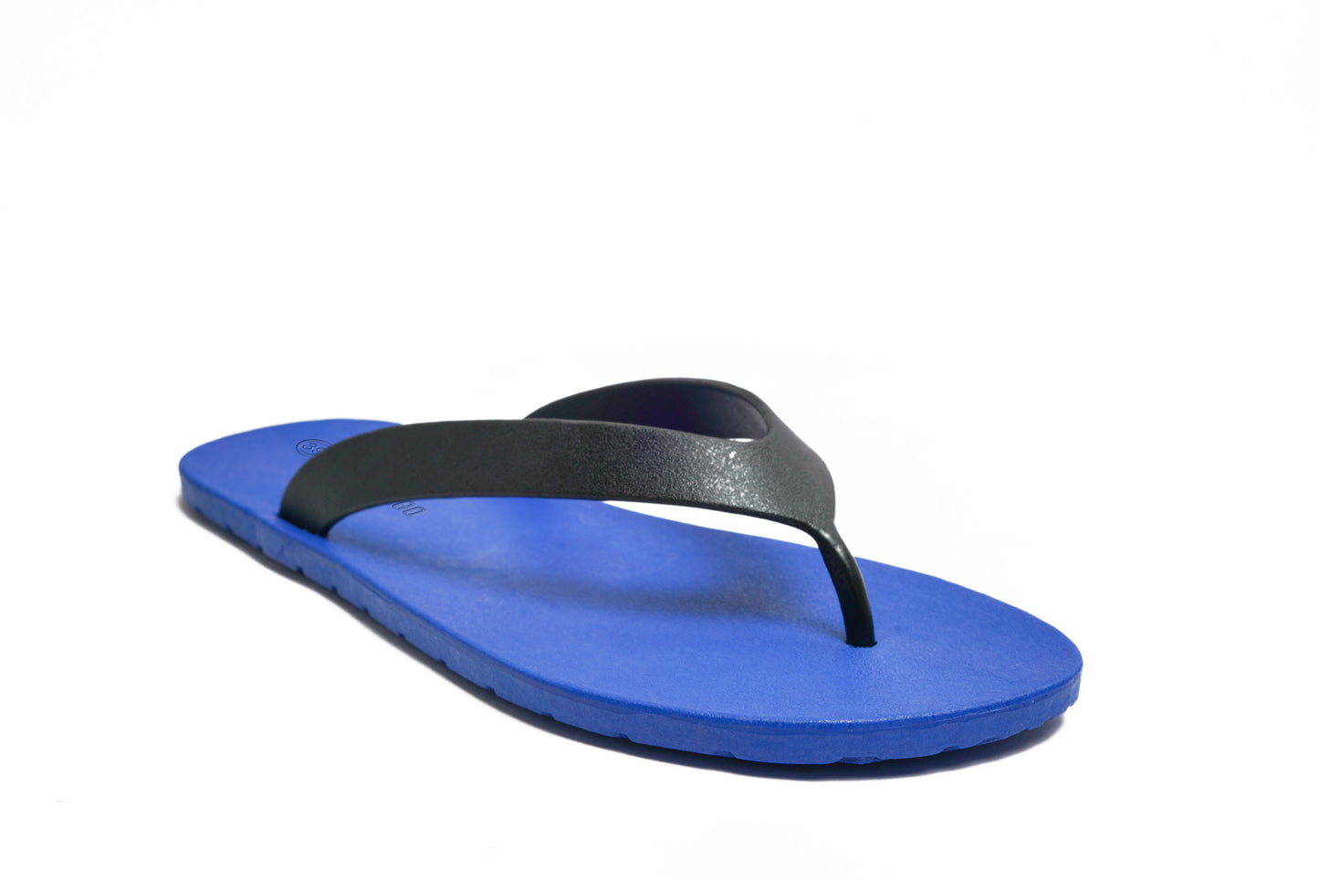 Flippy Blue Sole Black Strap
