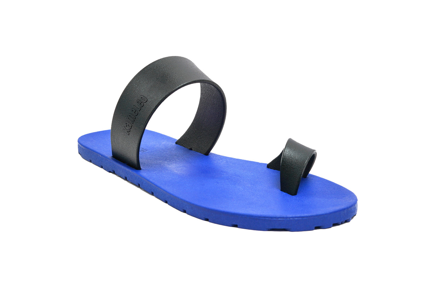 Pop Thumb Blue Sole Black Strap