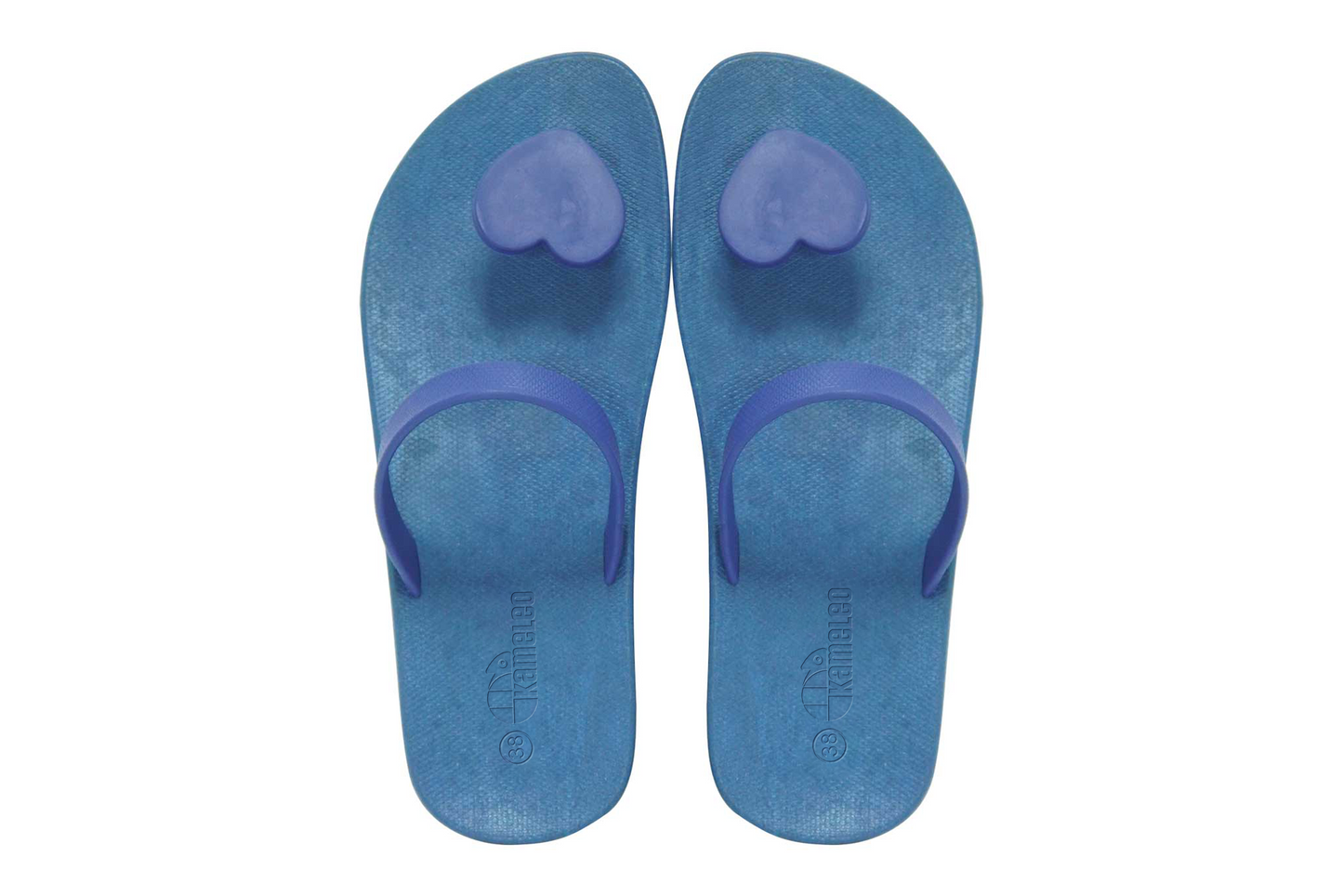 Poppi Heart Blue Sole Blue Strap