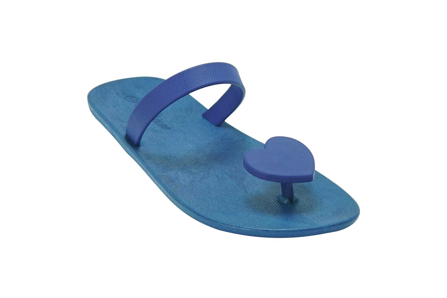 Poppi Heart Blue Sole Blue Strap