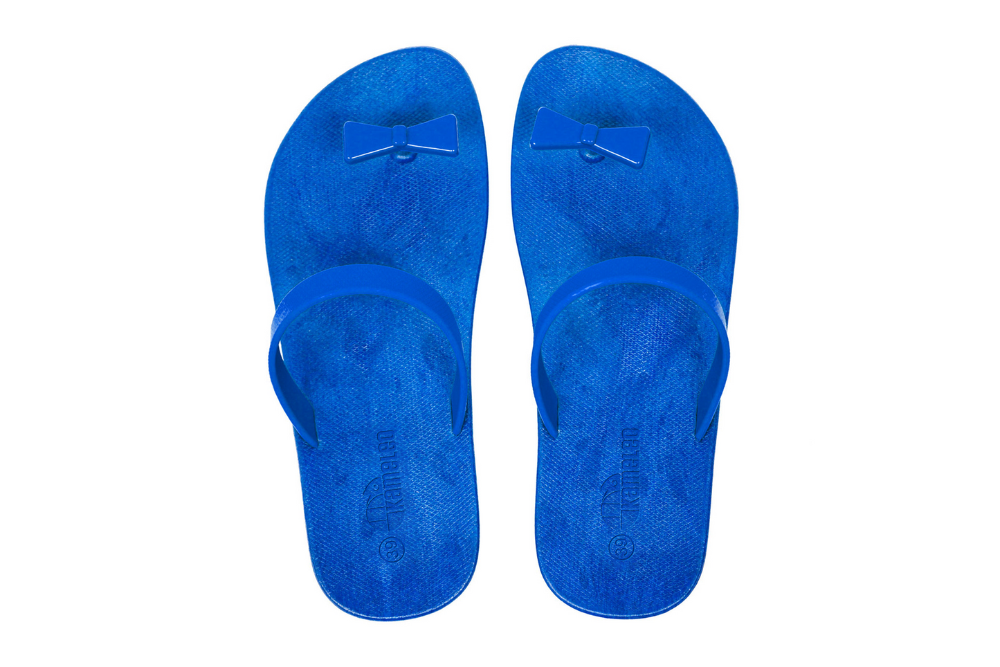 Poppi Bow Blue Sole Blue Strap