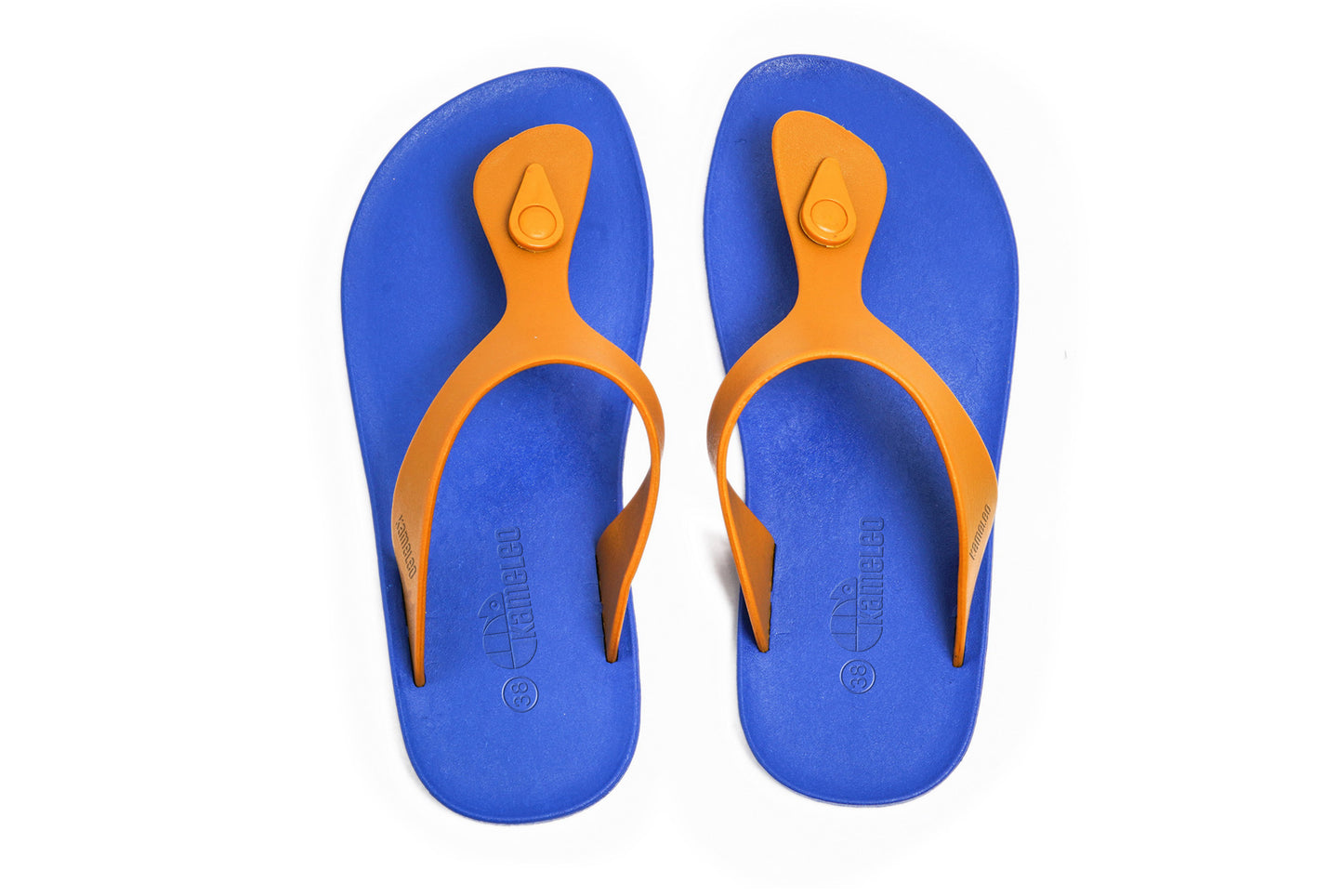 Candy Blue Sole Caramel Strap