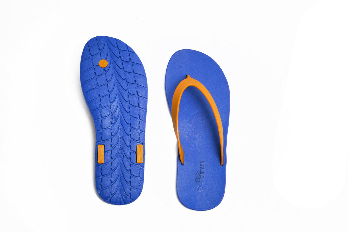 Flippy Blue Sole Caramel Strap