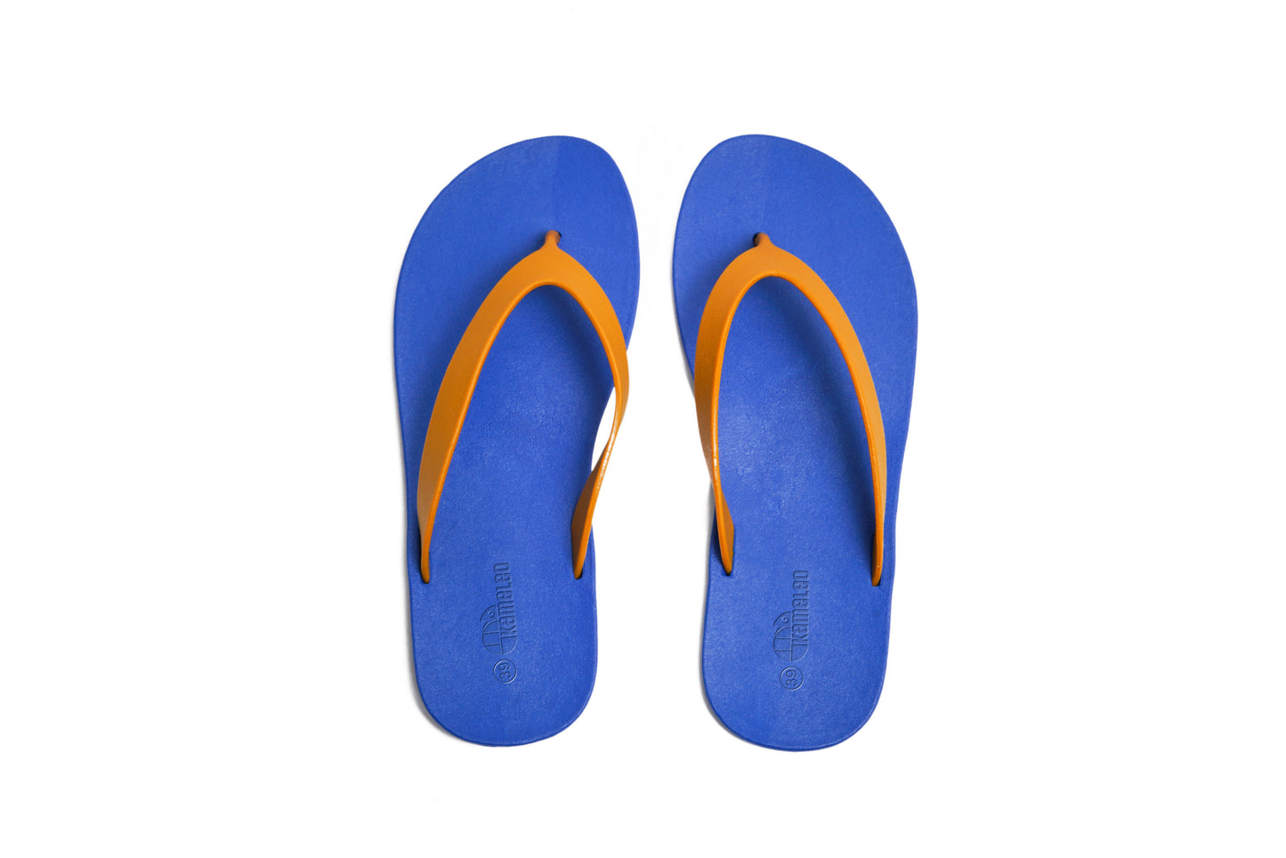 Flippy Blue Sole Caramel Strap