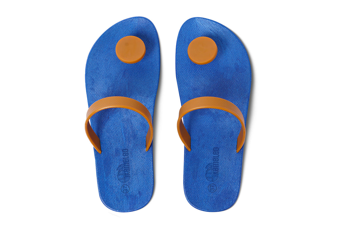 Poppi Dot Blue Sole Caramel Strap