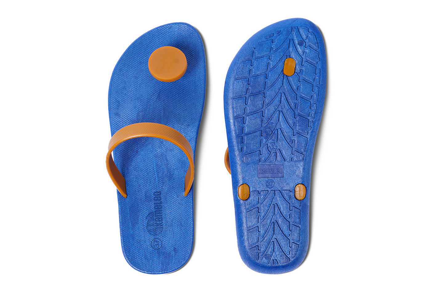 Poppi Dot Blue Sole Caramel Strap