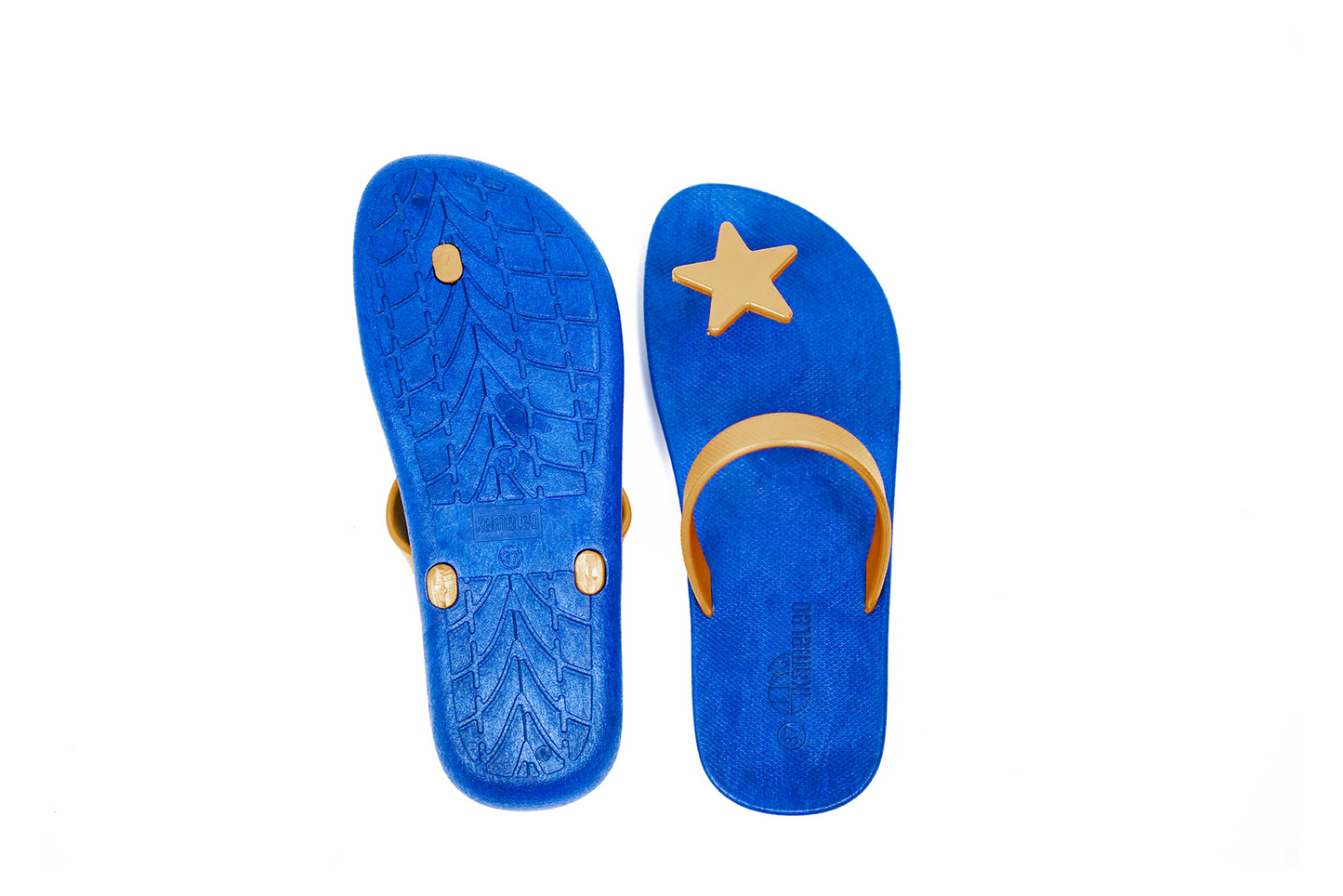 Poppi Star Blue Sole Caramel Strap