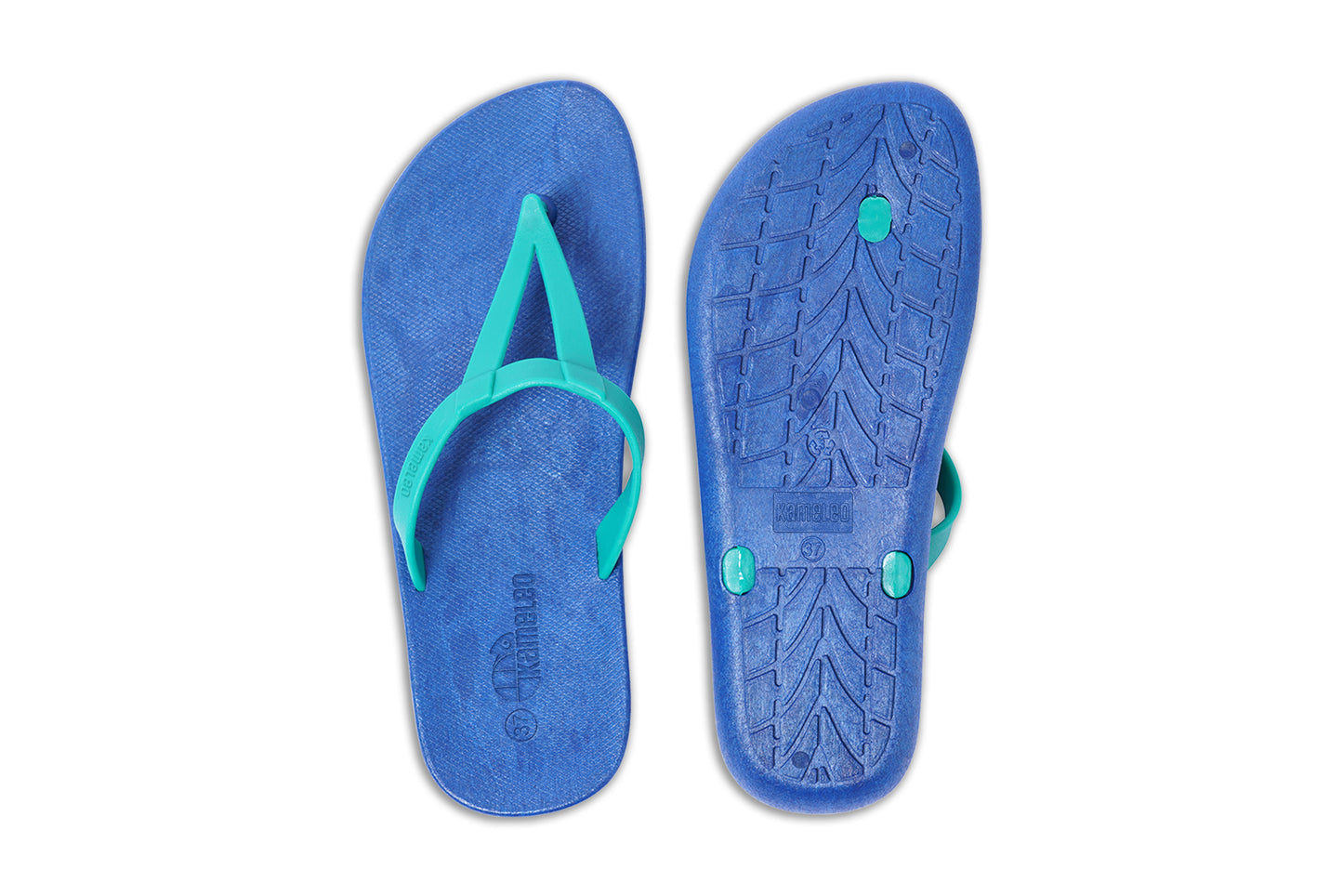 Eiffel Blue Sole Green Strap