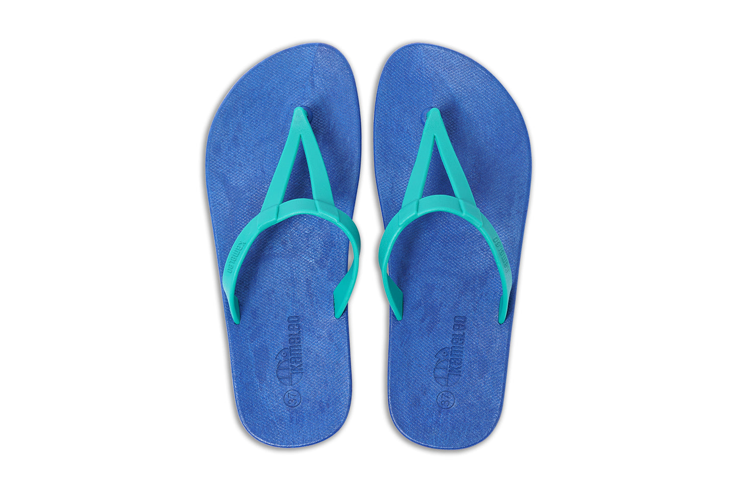 Eiffel Blue Sole Green Strap