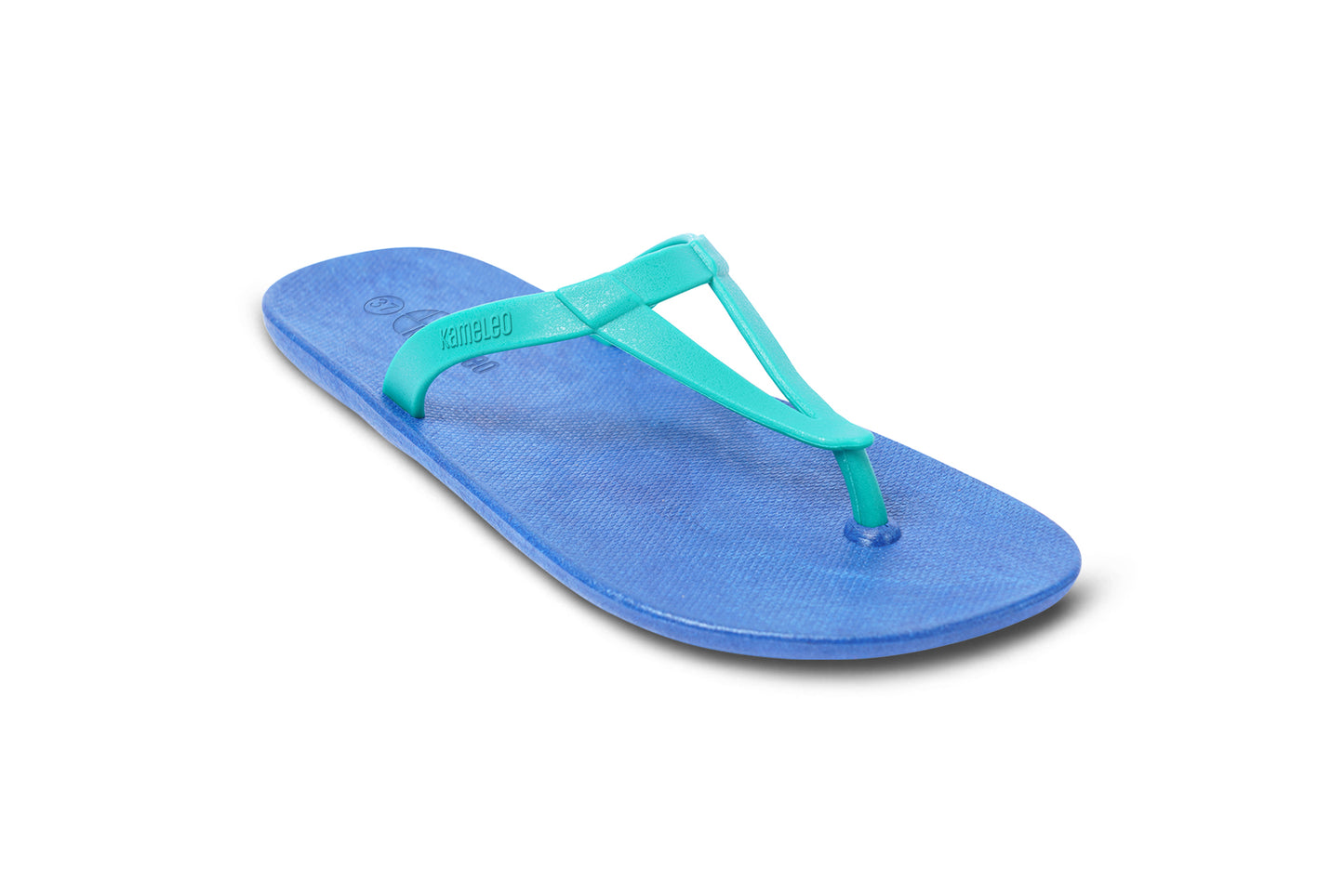 Eiffel Blue Sole Green Strap