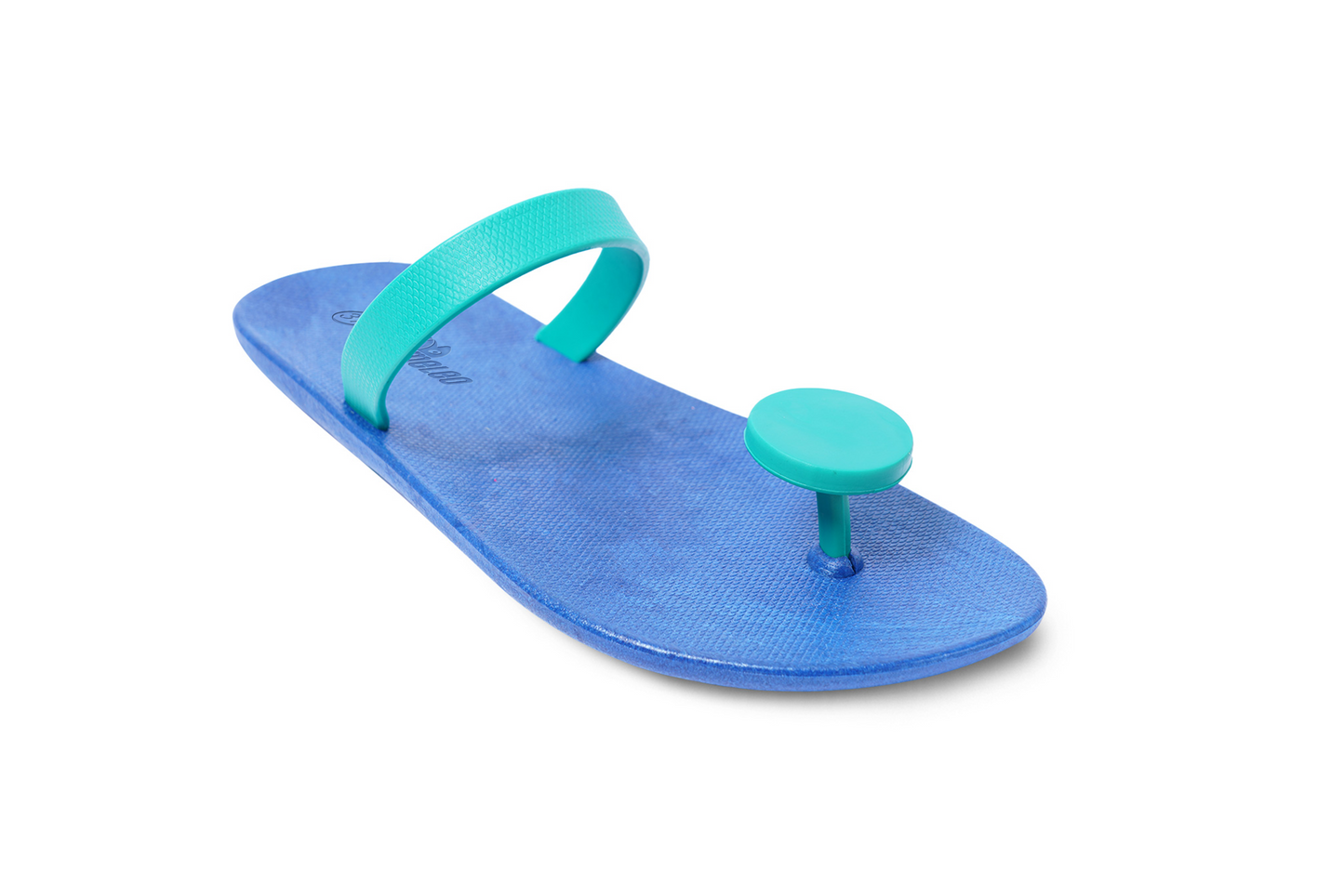 Poppi Dot Blue Sole Green Strap