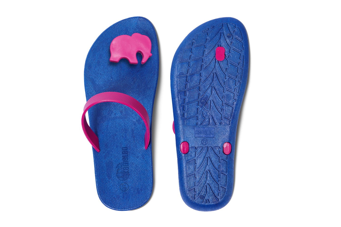 Poppi Ellie Blue Sole Pink Strap