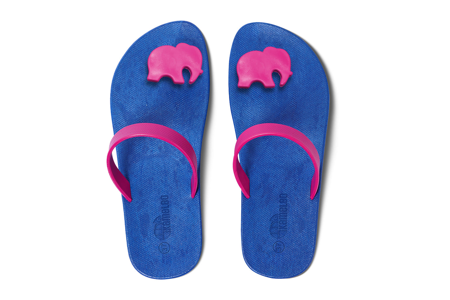 Poppi Ellie Blue Sole Pink Strap