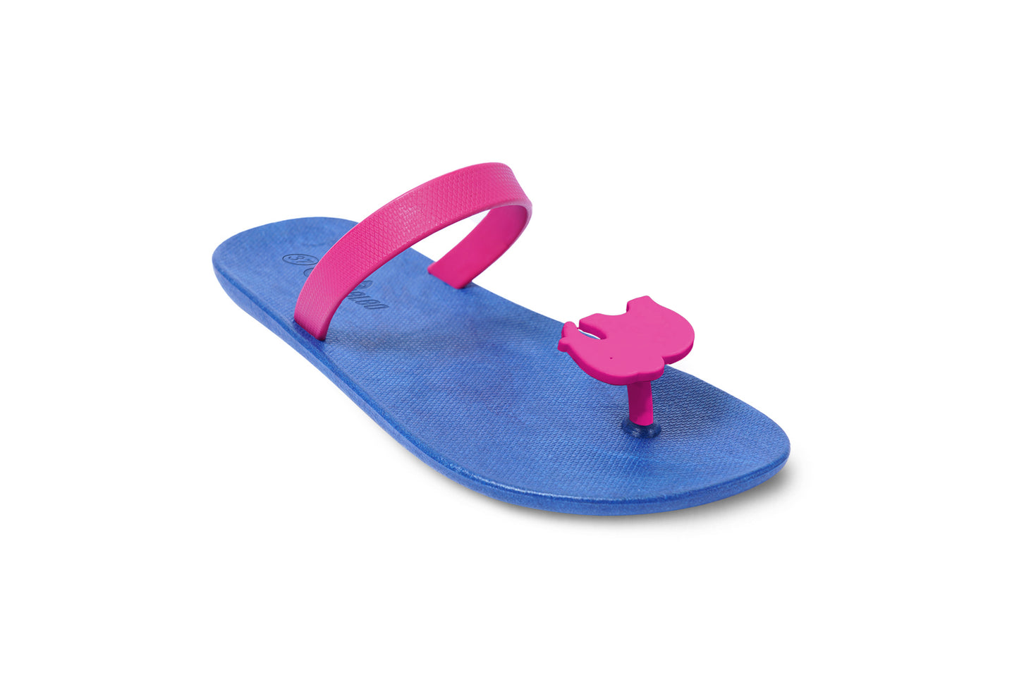 Poppi Ellie Blue Sole Pink Strap