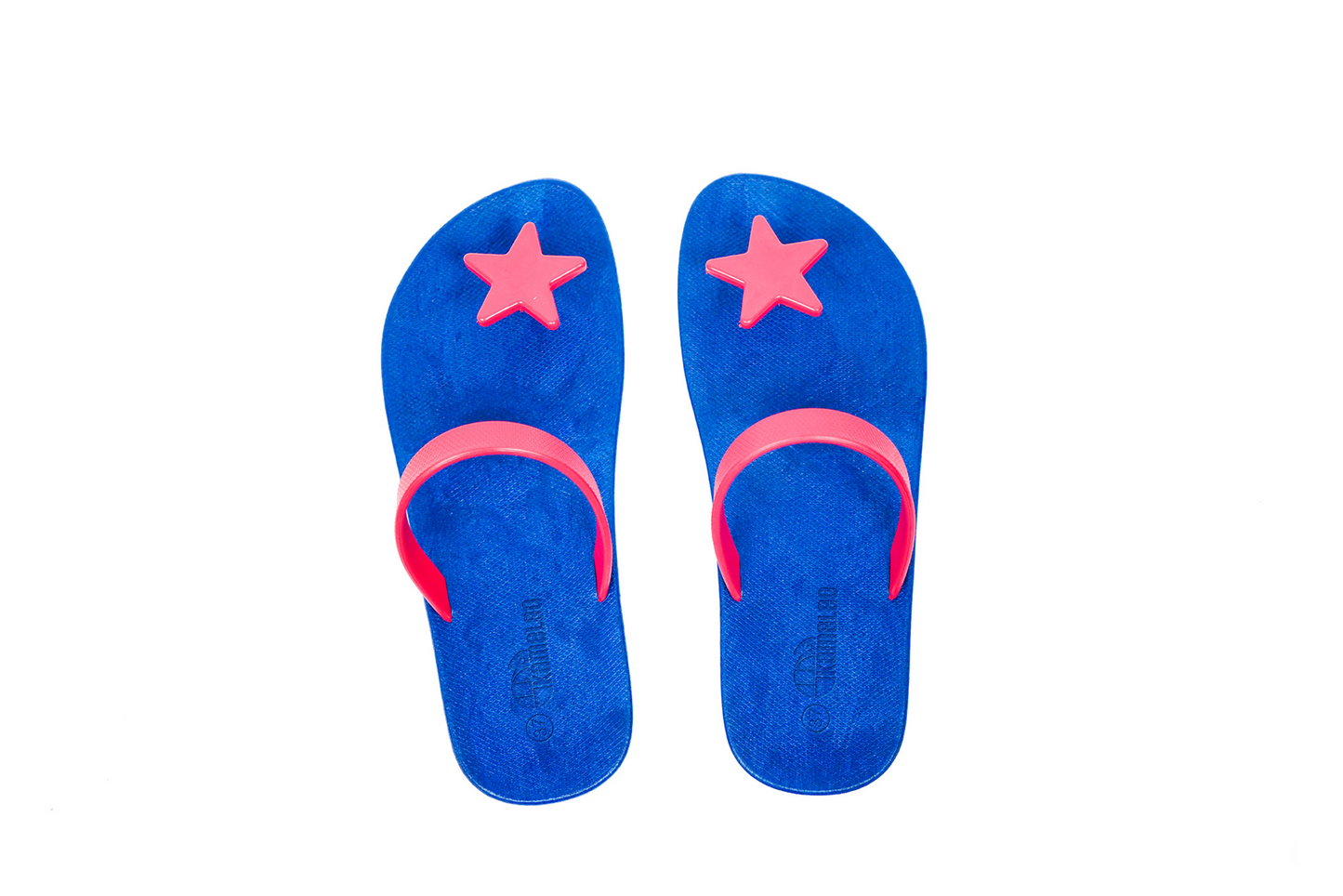Poppi Star Blue Sole Pink Strap