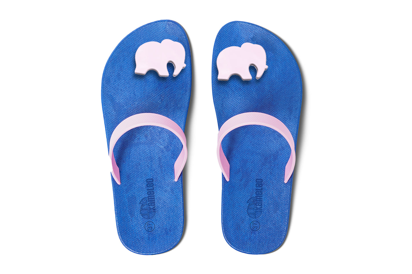 Poppi Ellie Blue Sole LightPink Strap