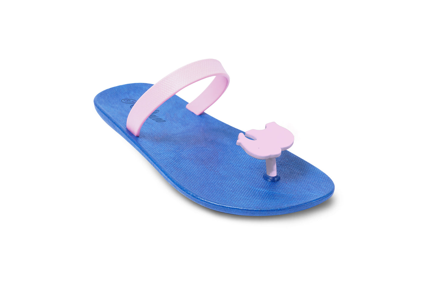 Poppi Ellie Blue Sole LightPink Strap
