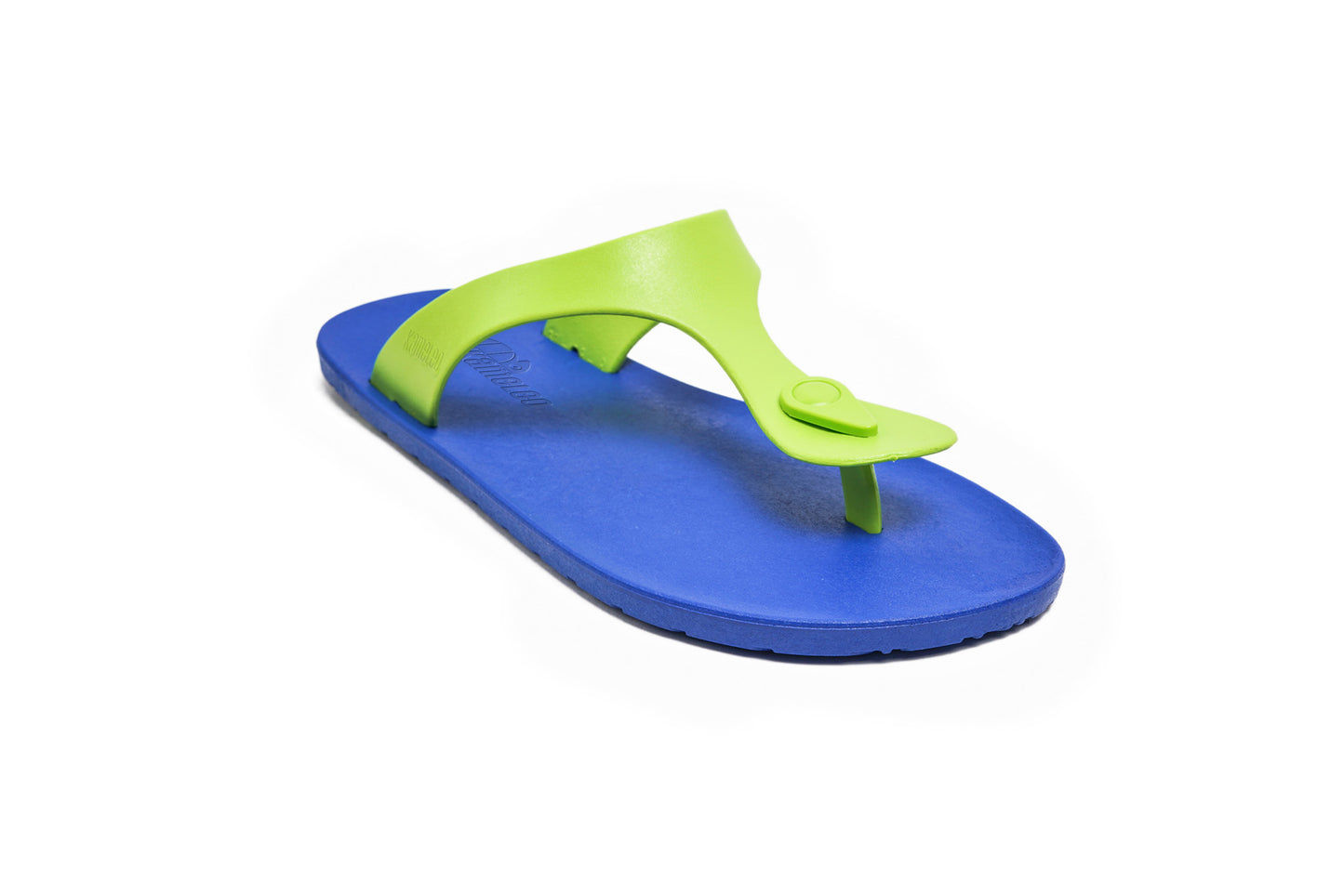 Candy Blue Sole Lime Strap
