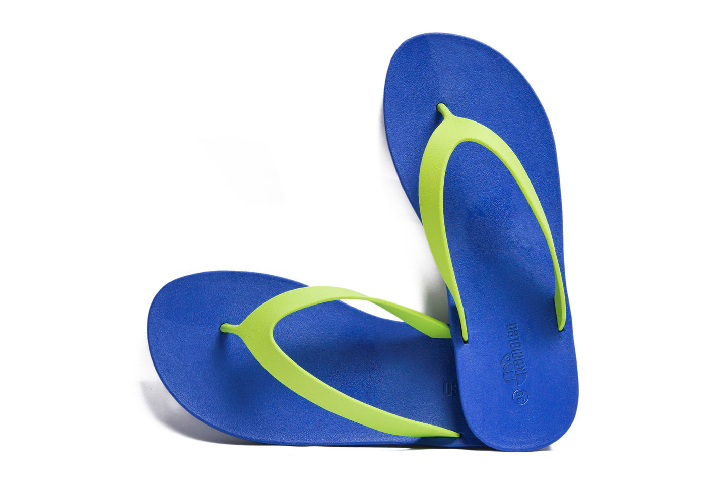 Flippy Blue Sole Lime Strap