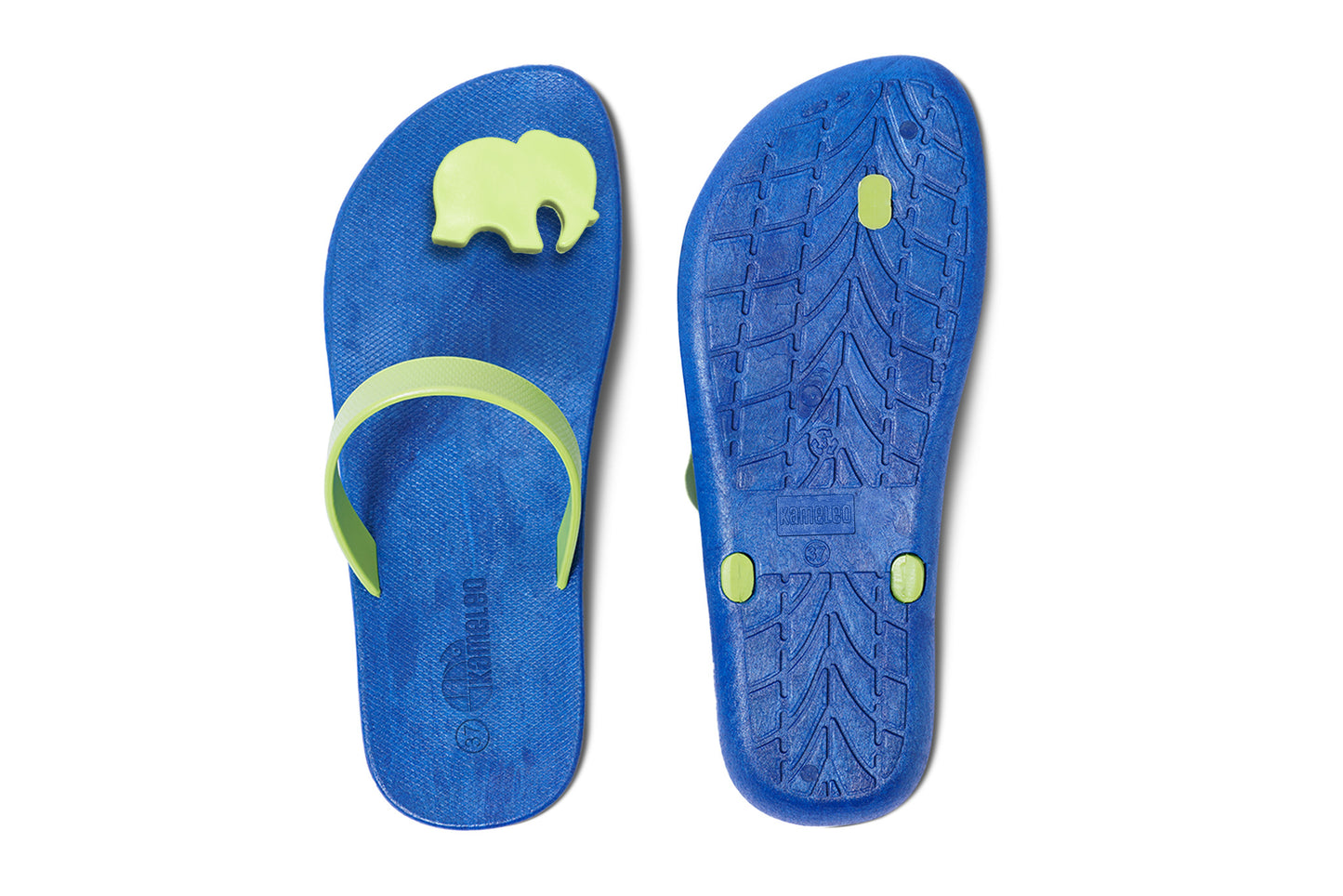 Poppi Ellie Blue Sole Lime Strap
