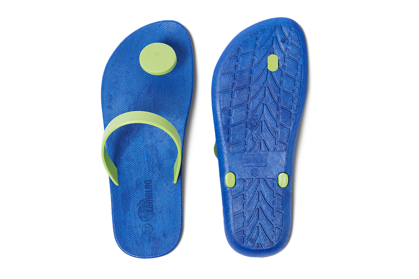 Poppi Dot Blue Sole Lime Strap