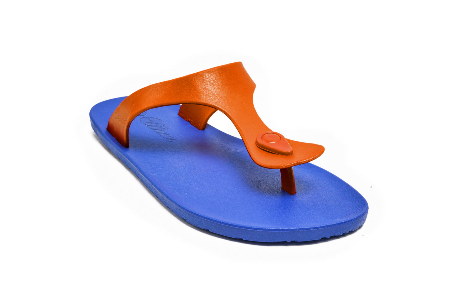 Candy Blue Sole Orange Strap