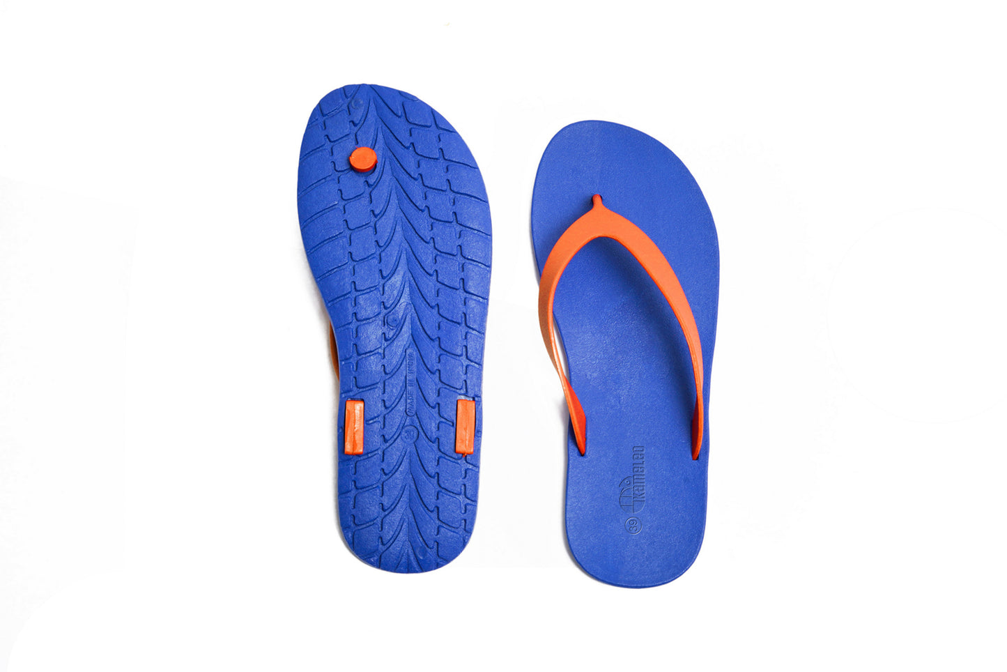 Flippy Blue Sole Orange Strap