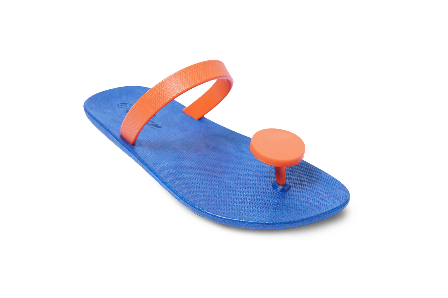 Poppi Dot Blue Sole Orange Strap