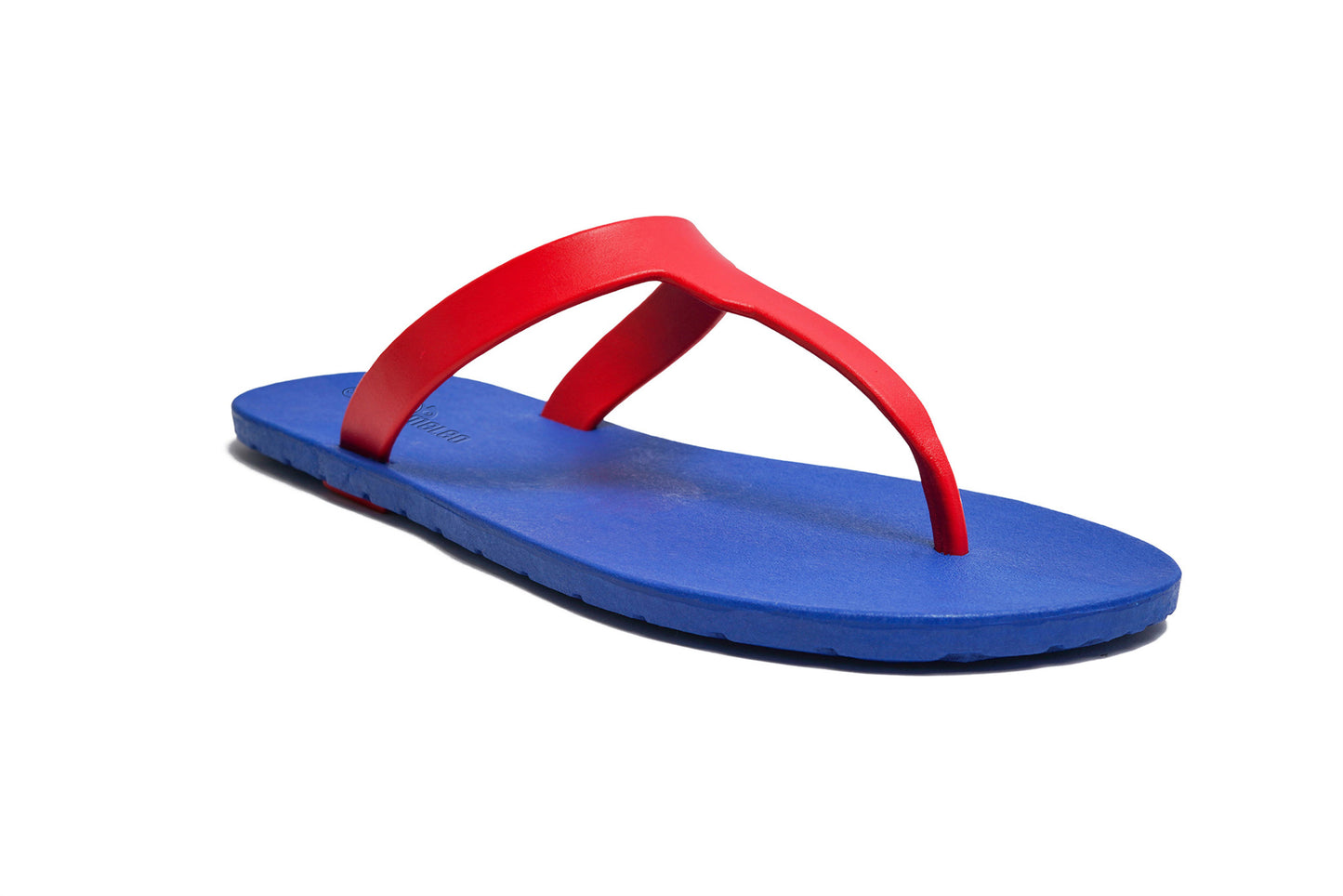 Thongs Blue Sole Red Strap