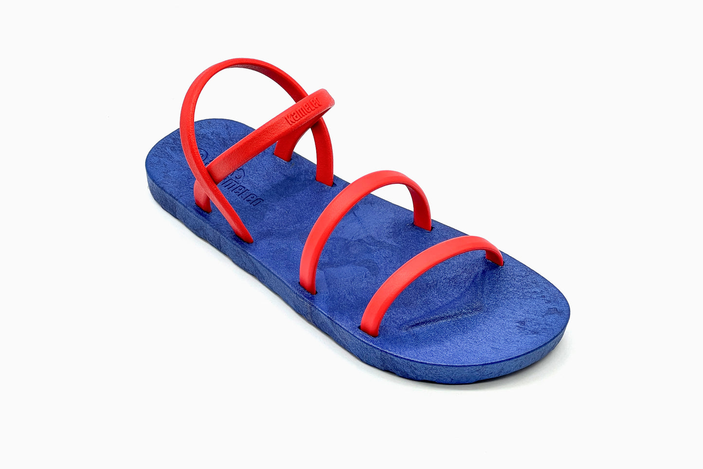 Twin Slim Blue Sole Red Strap