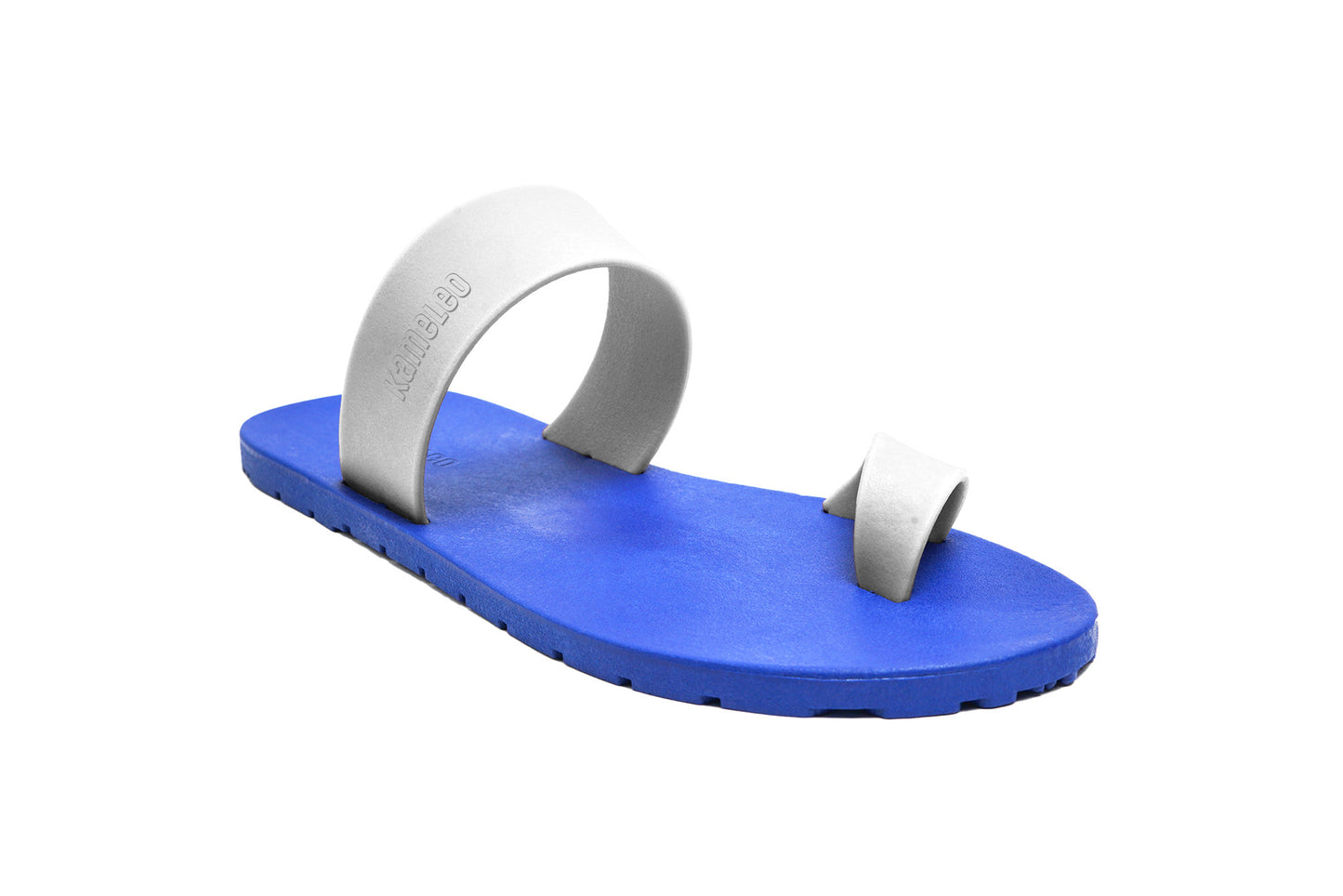 Pop Thumb Blue Sole White Strap