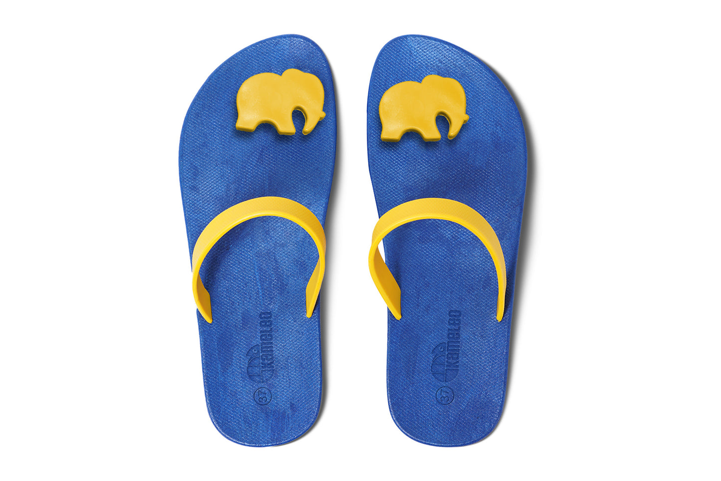 Poppi Ellie Blue Sole Yellow Strap