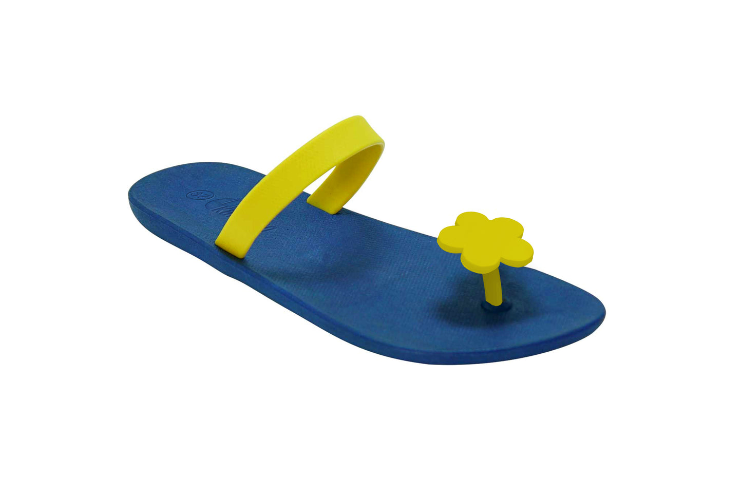 Poppi Flora Blue Sole Yellow Strap