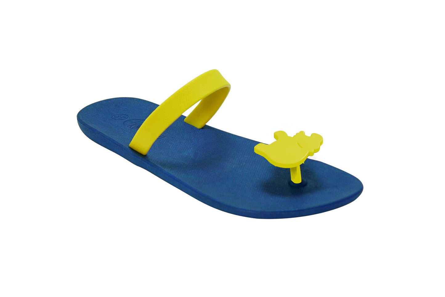 Poppi Hippo Blue Sole Yellow Strap
