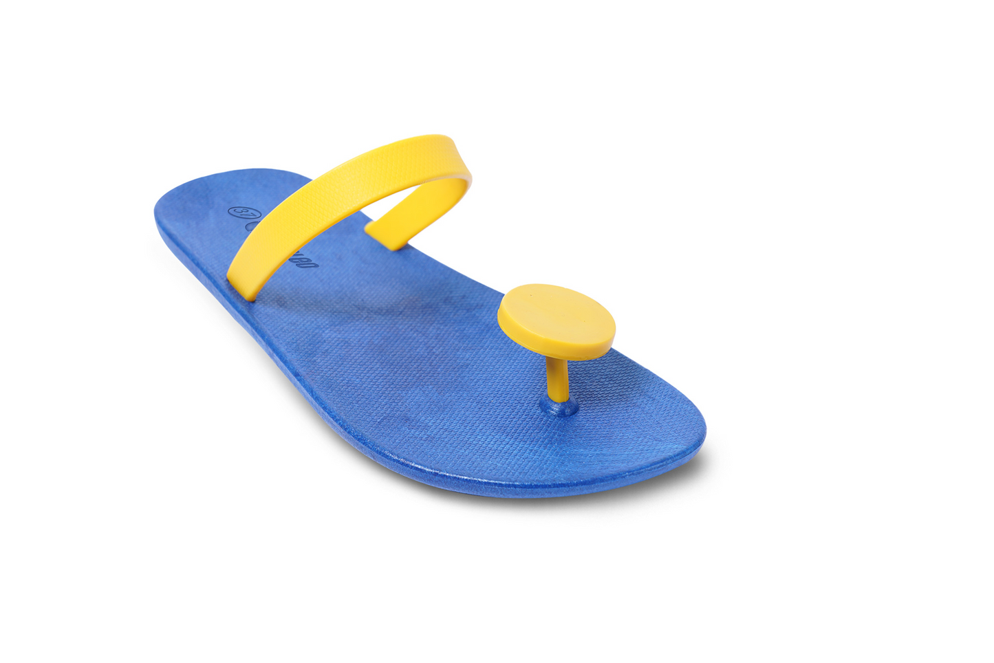 Poppi Dot Blue Sole Yellow Strap