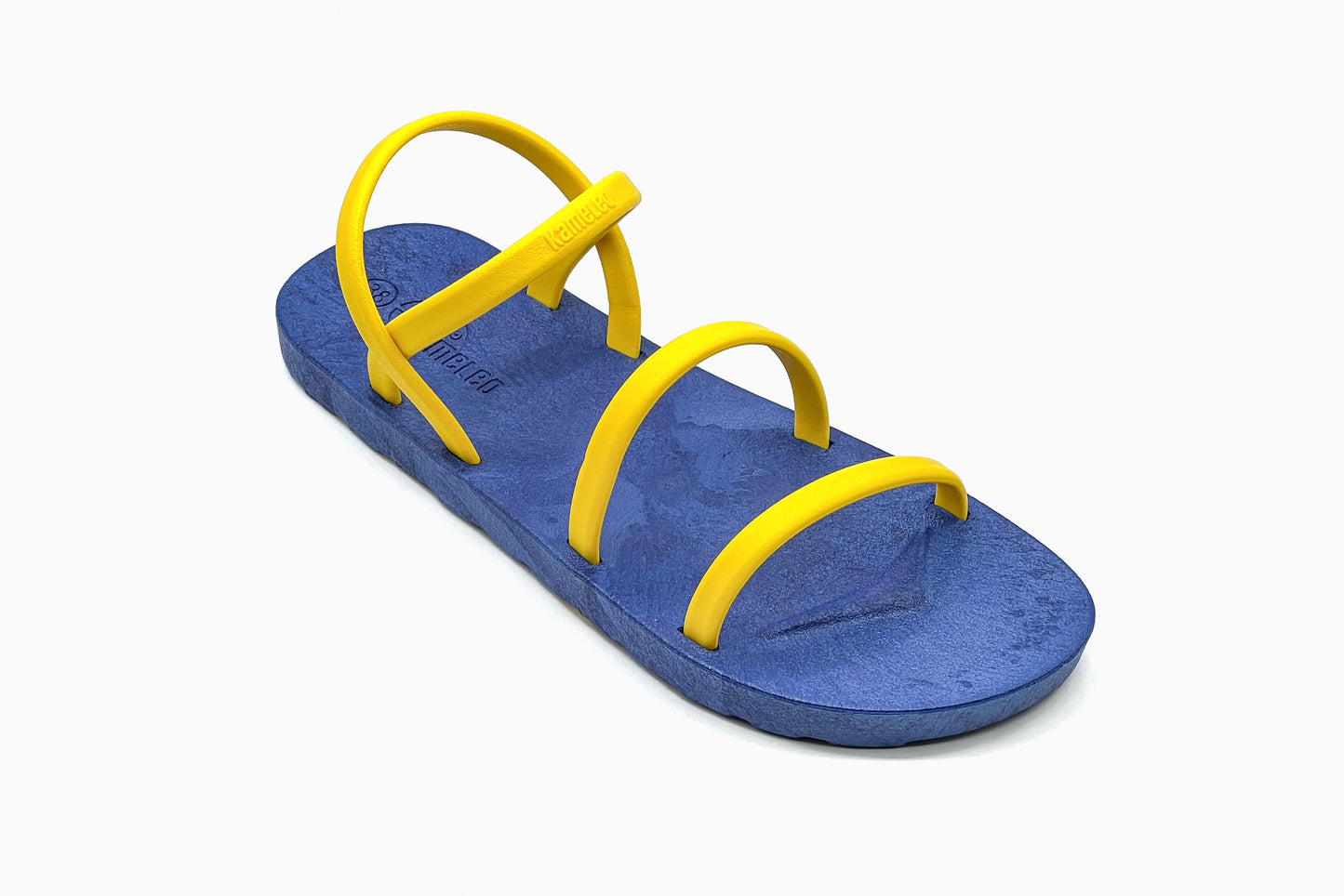 Twin Slim Blue Sole Yellow Strap