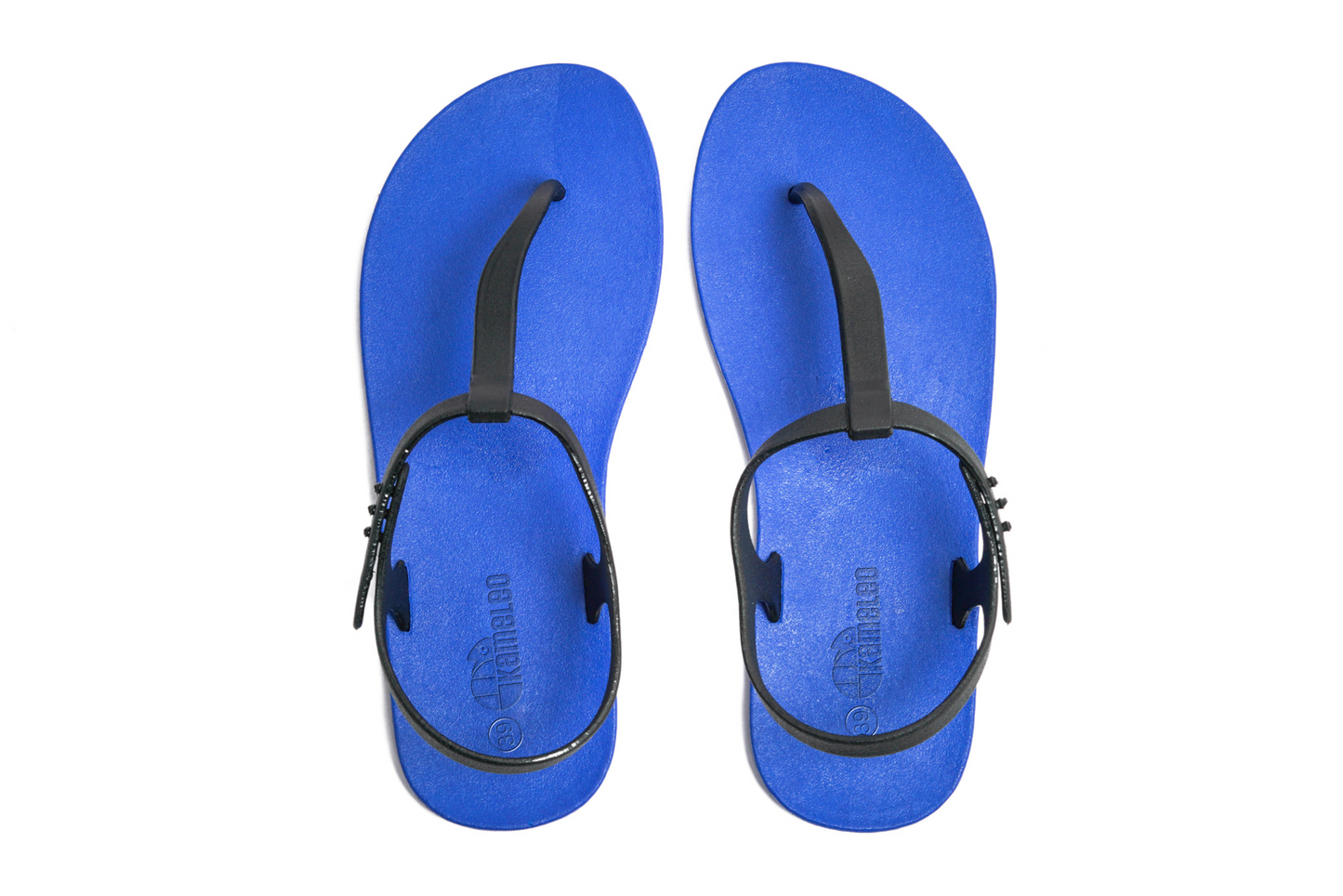 Saily Blue Sole Black Strap