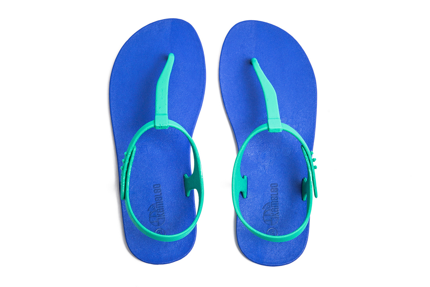 Saily Blue Sole Green Strap